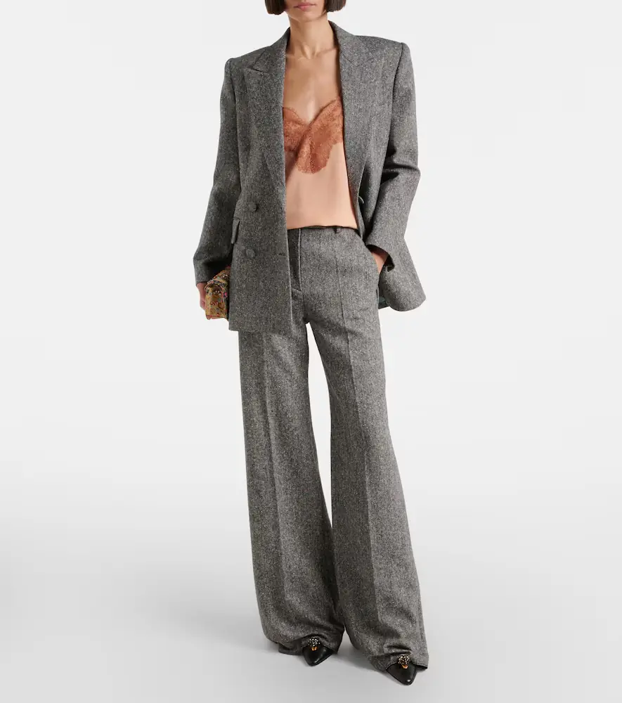 Valentino Lace-trimmed silk crêpe de chine camisole | Thumbnail 2 Valentino Lace-trimmed silk crêpe de chine camisole | Thumbnail 2