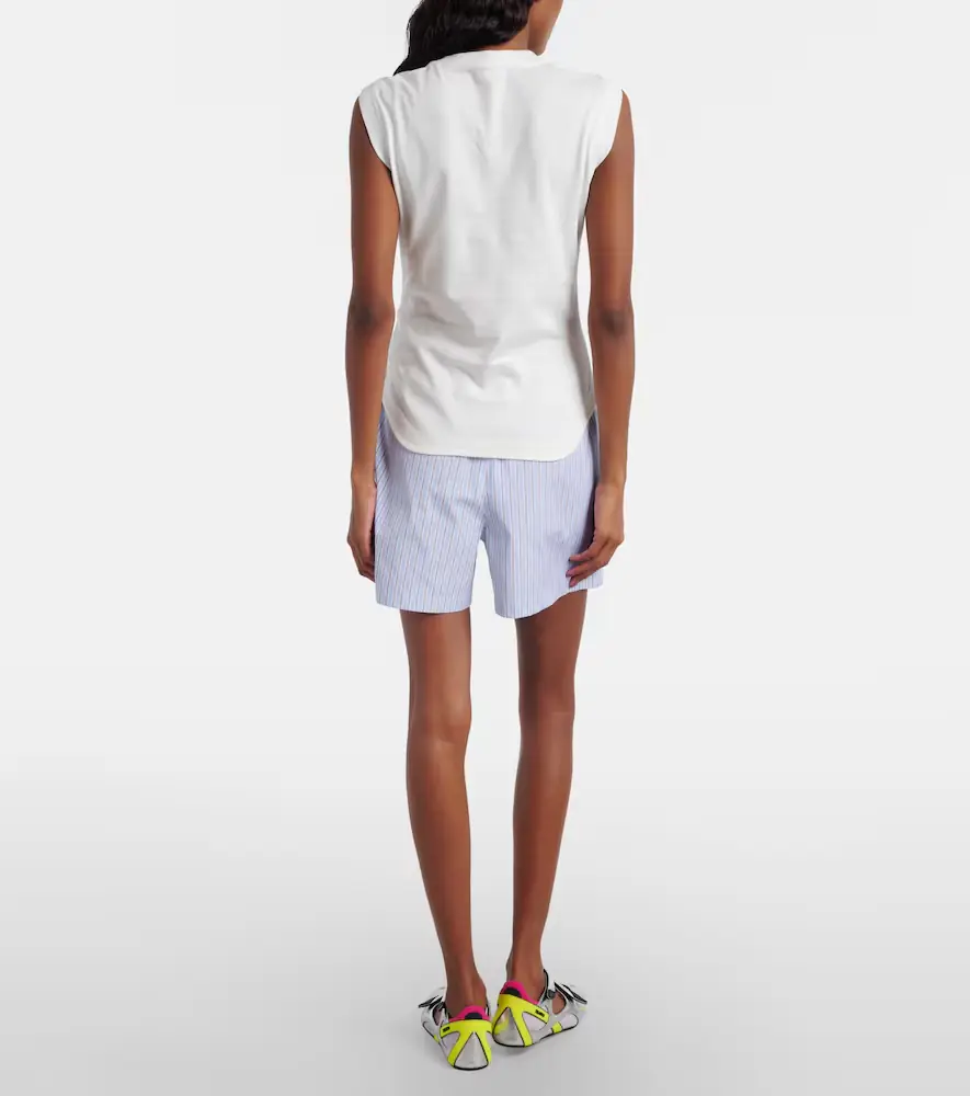 The Attico Striped cotton shorts | Thumbnail 4