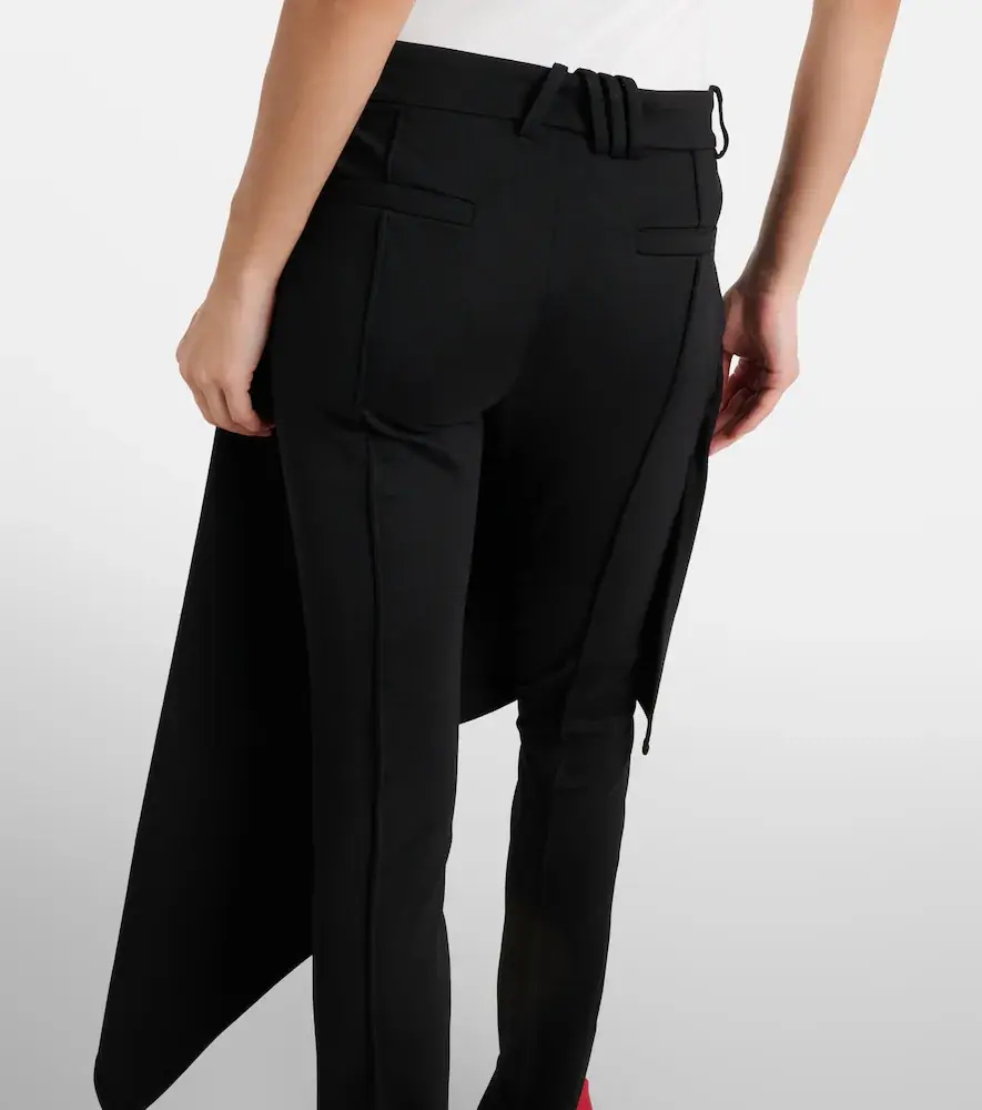 The Attico Draped slim pants | Thumbnail 4 The Attico Draped slim pants | Thumbnail 4