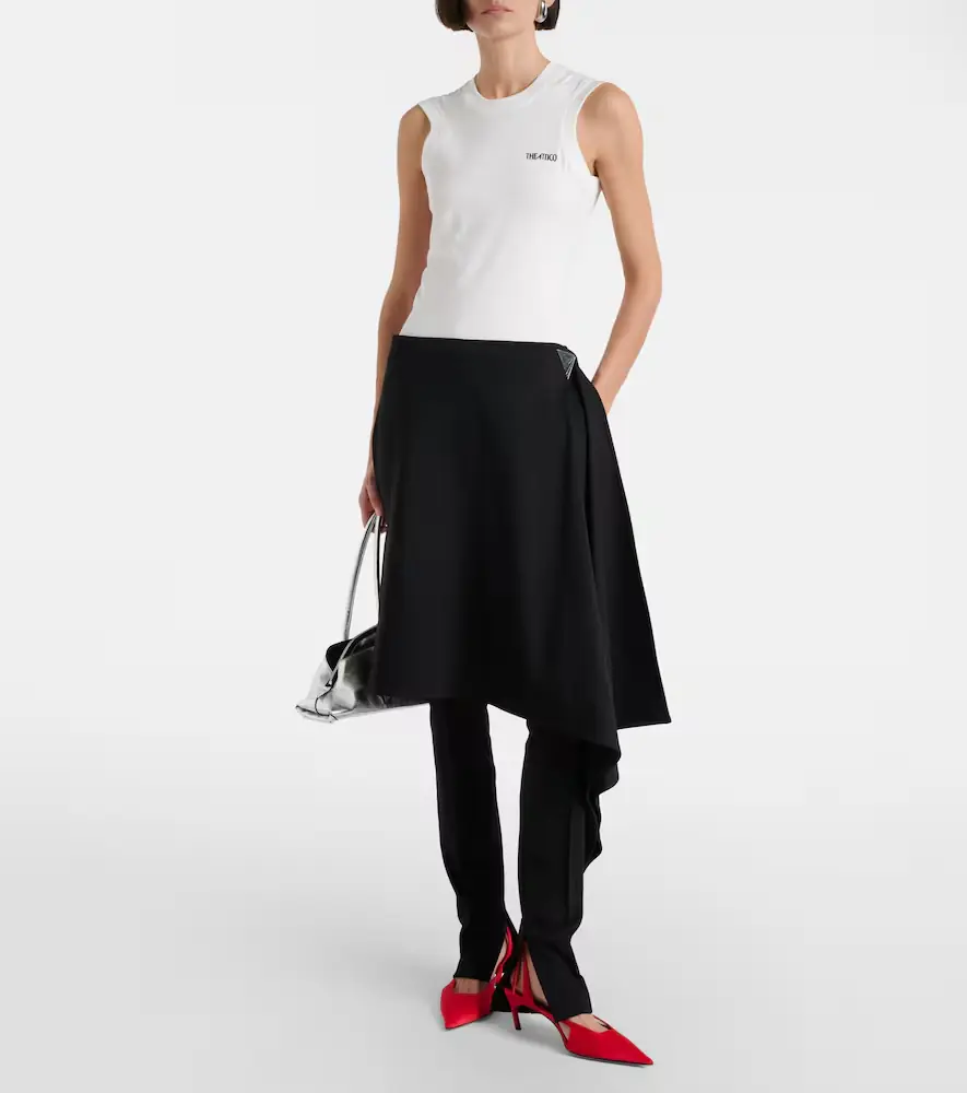 The Attico Draped slim pants | Thumbnail 6 The Attico Draped slim pants | Thumbnail 6