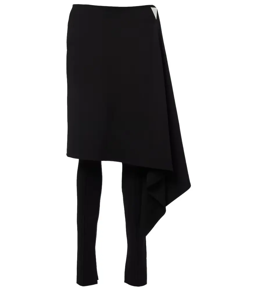 The Attico Draped slim pants