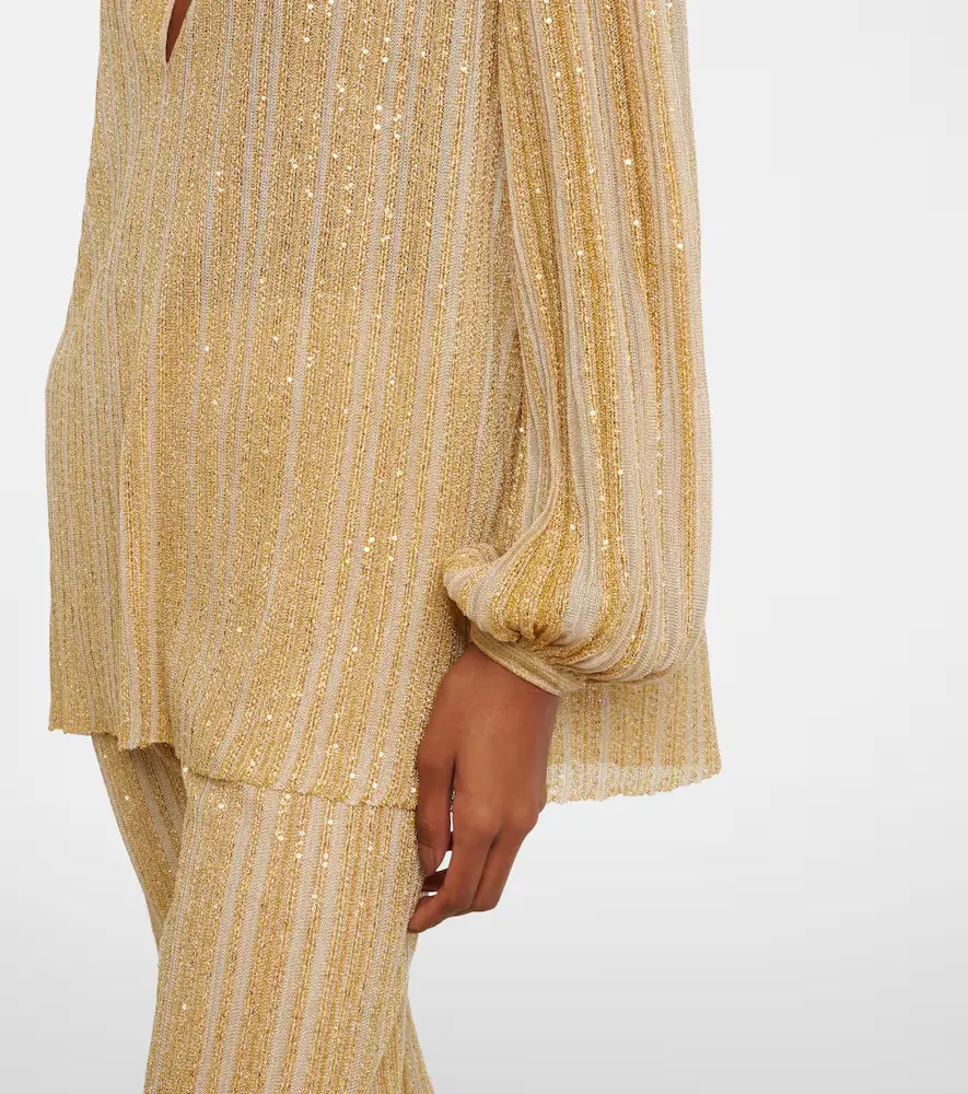 Missoni Cutout lamé blouse | Thumbnail 4 Missoni Cutout lamé blouse | Thumbnail 4
