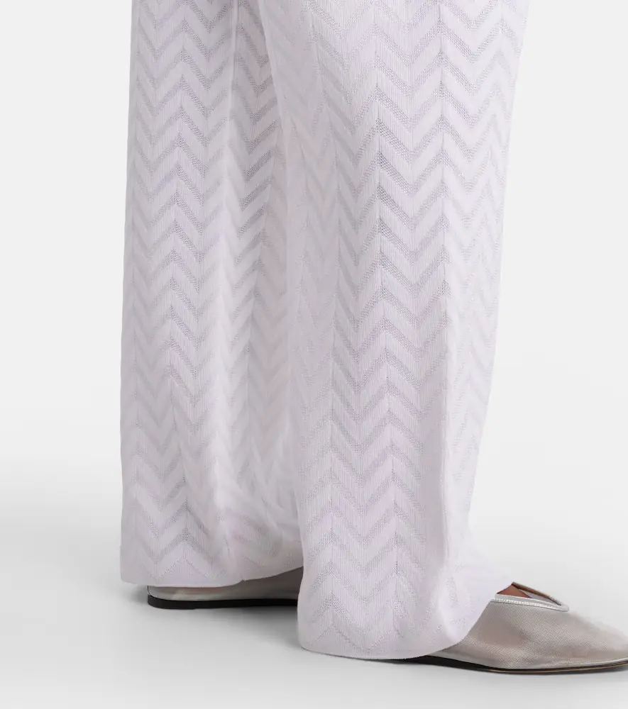 Missoni Chevron cotton-blend wide-leg pants | Thumbnail 2 Missoni Chevron cotton-blend wide-leg pants | Thumbnail 2