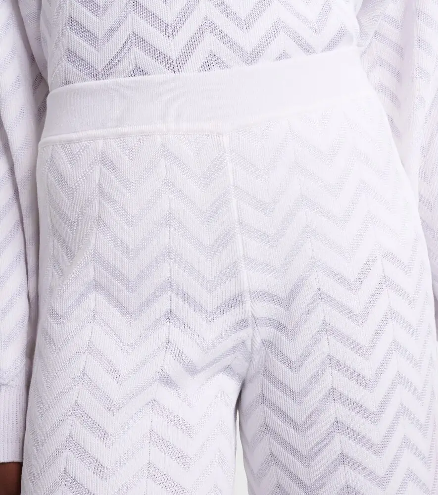 Missoni Chevron cotton-blend wide-leg pants | Thumbnail 4 Missoni Chevron cotton-blend wide-leg pants | Thumbnail 4