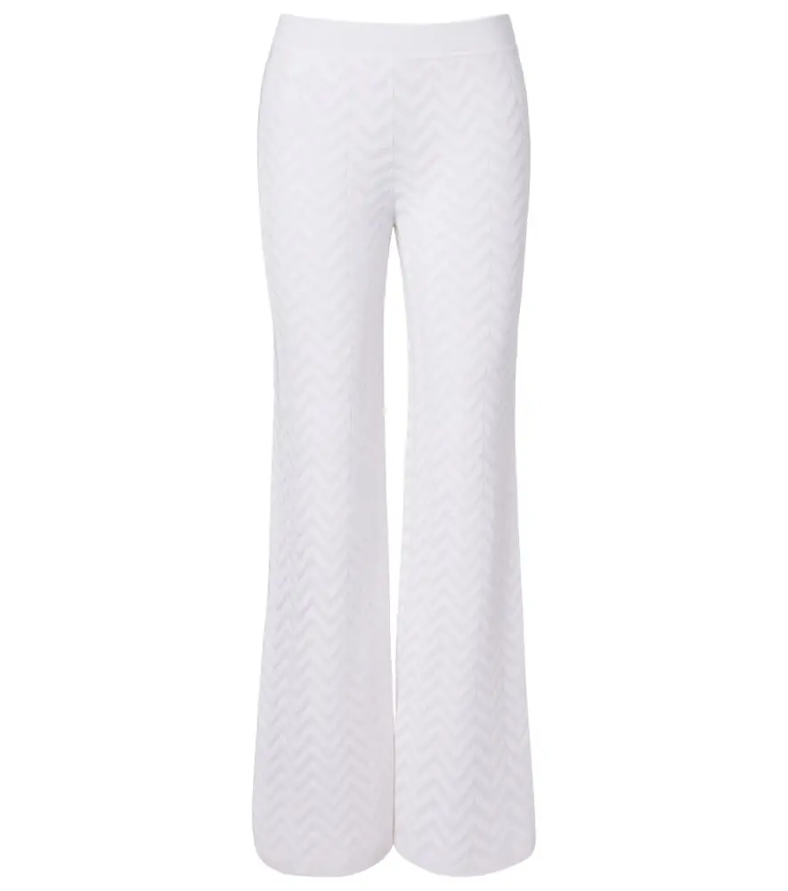 Missoni Chevron cotton-blend wide-leg pants | Image 1 Missoni Chevron cotton-blend wide-leg pants | Image 1