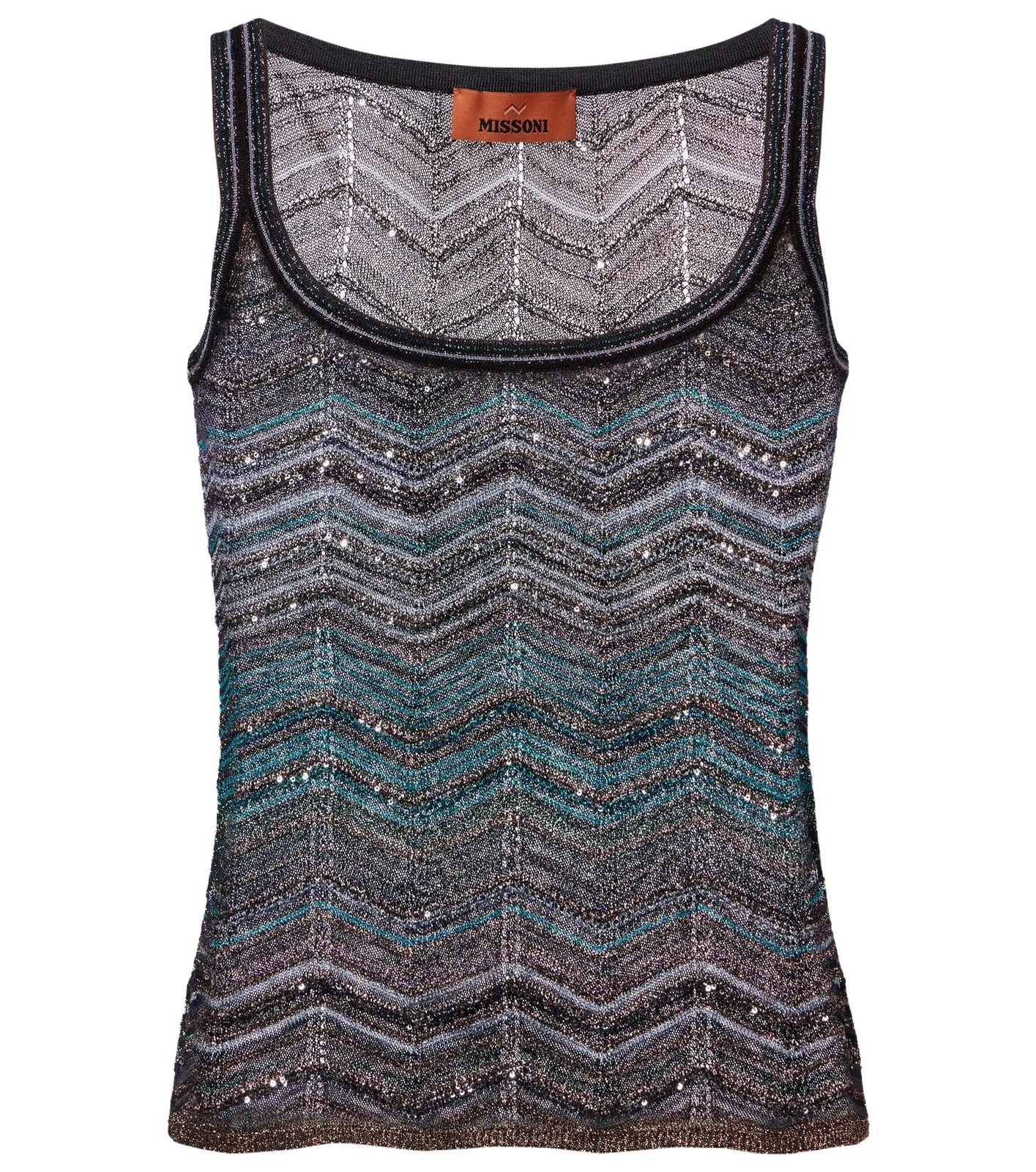 Missoni Zigzag lamé top