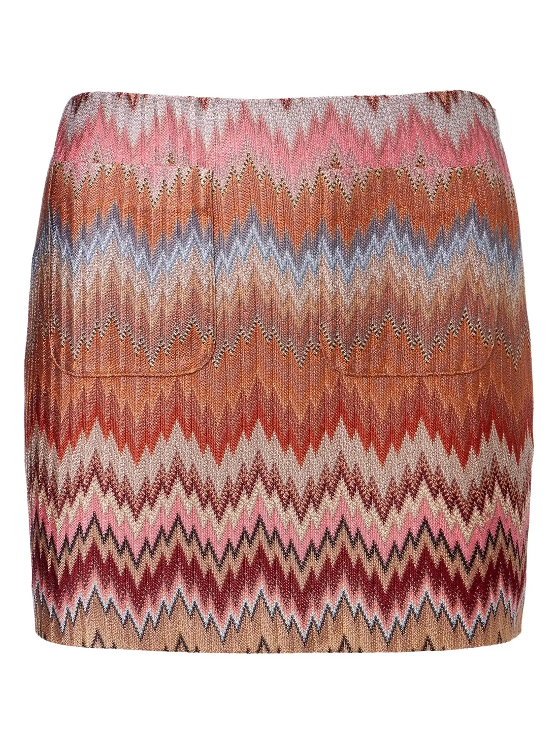 Missoni Zigzag lamé miniskirt
