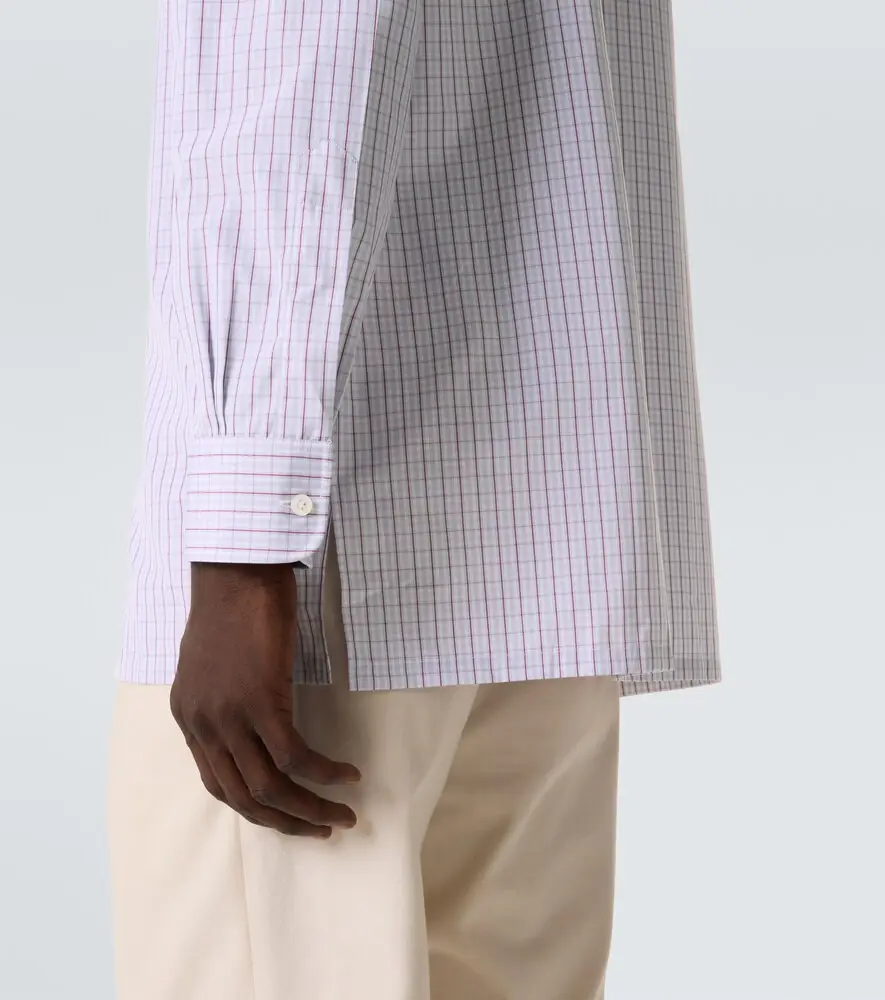 Charvet Checked cotton poplin shirt | Thumbnail 2 Charvet Checked cotton poplin shirt | Thumbnail 2