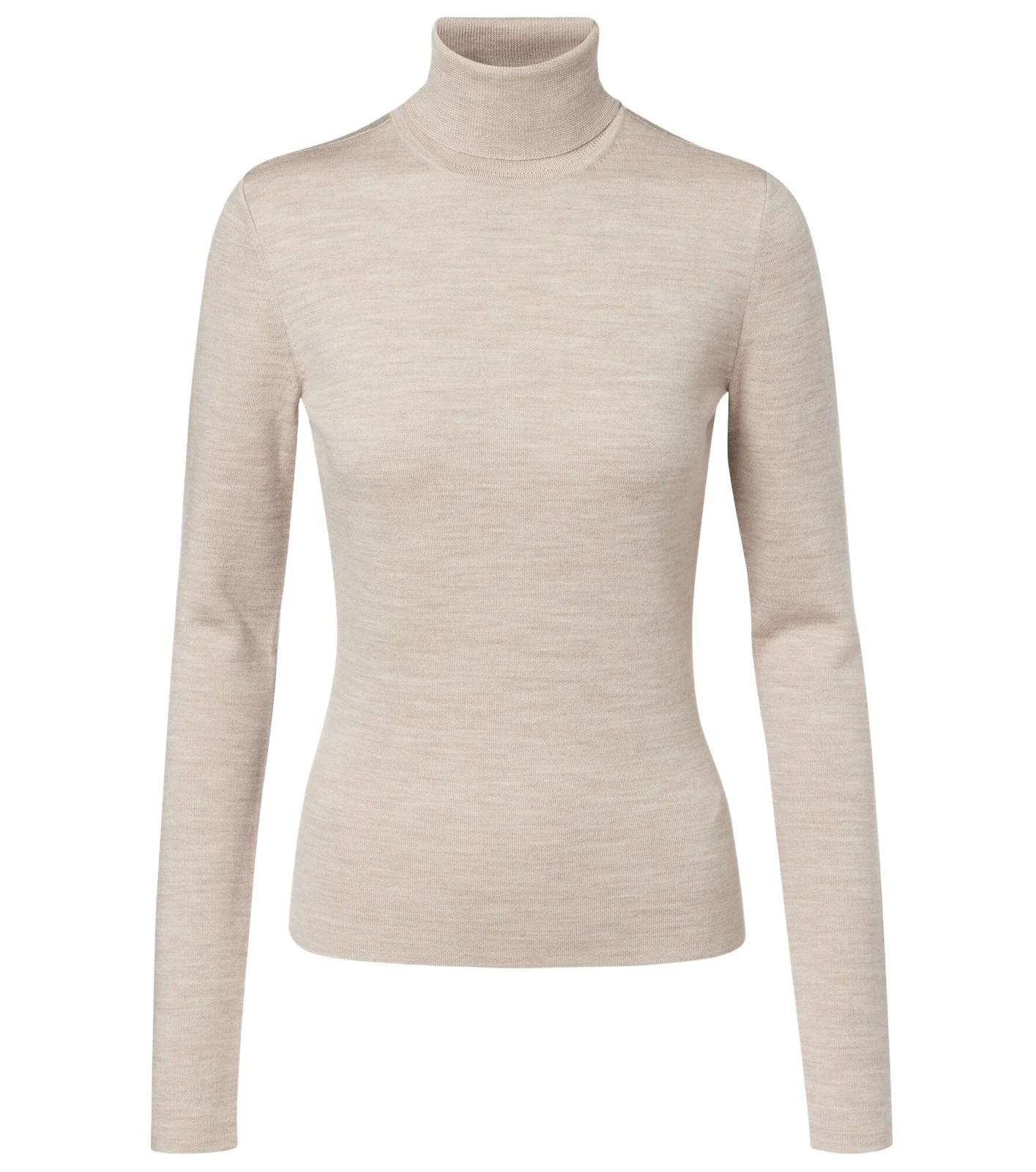 Wool, cashmere, and silk turtleneck top Wool, cashmere, and silk turtleneck top