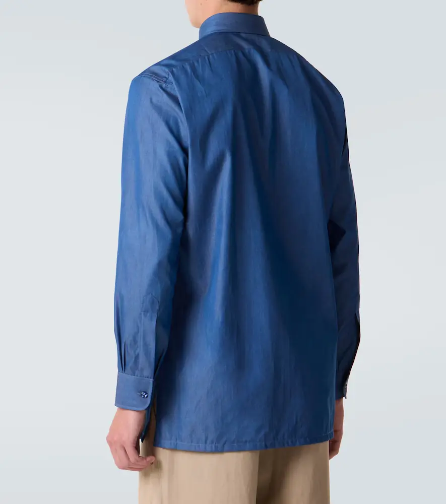 Charvet Denim shirt | Thumbnail 4