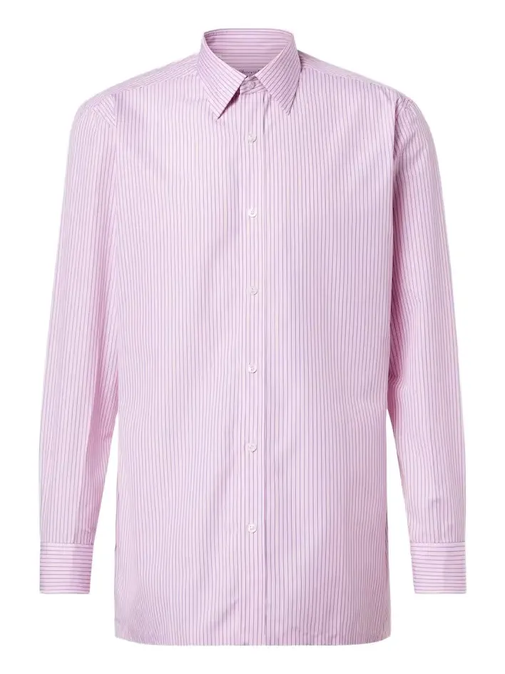 Striped cotton poplin shirt Striped cotton poplin shirt