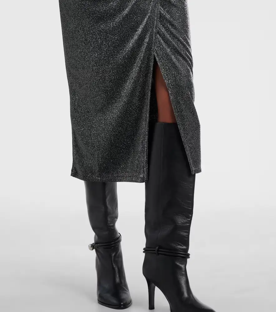 Marant Étoile Jenisa draped gathered midi dress | Thumbnail 2