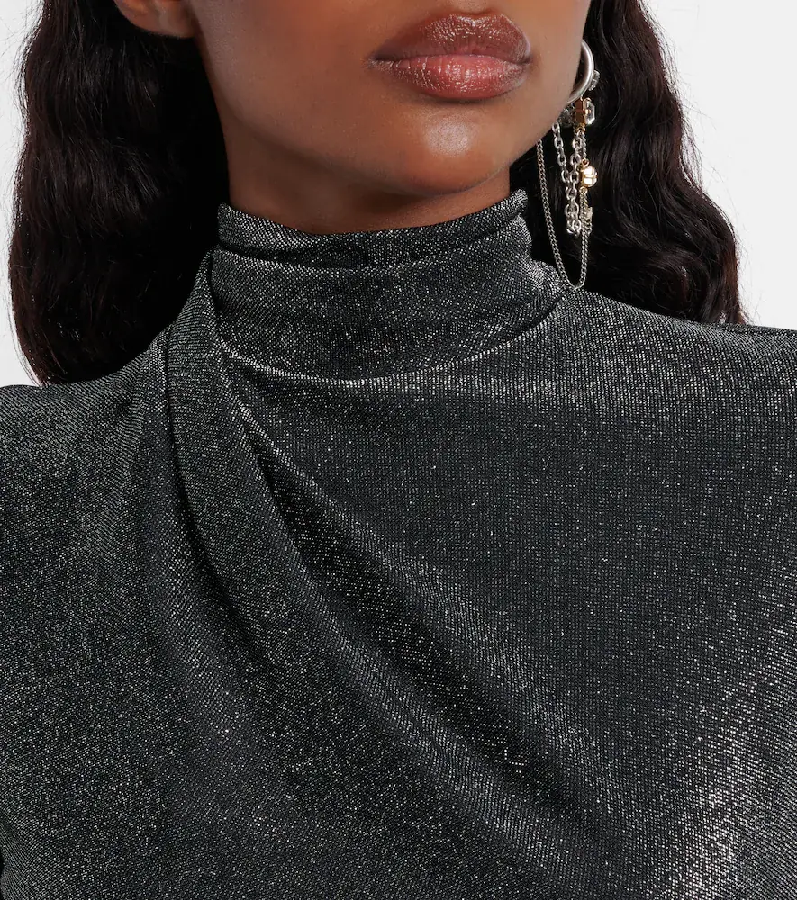 Marant Étoile Jenisa draped gathered midi dress | Thumbnail 4