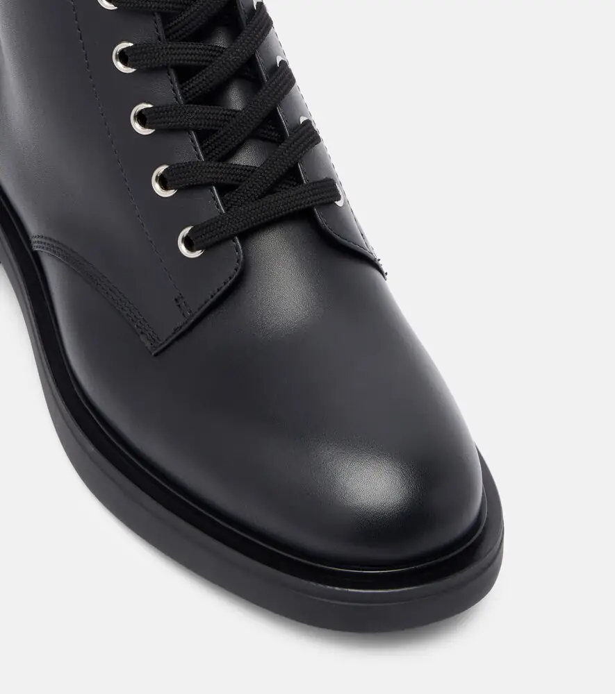 Gianvito Rossi Ripley leather combat boots | Thumbnail 4 Gianvito Rossi Ripley leather combat boots | Thumbnail 4