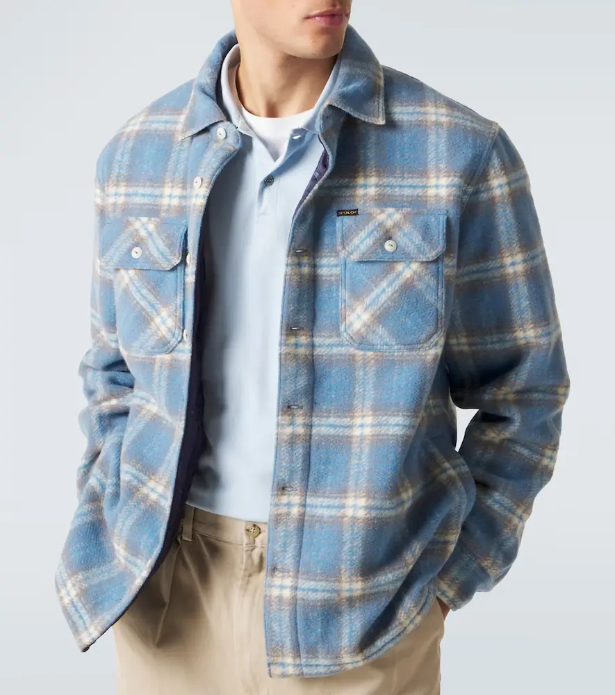 Polo Ralph Lauren Plaid wool-blend flannel shirt | Thumbnail 2 Polo Ralph Lauren Plaid wool-blend flannel shirt | Thumbnail 2