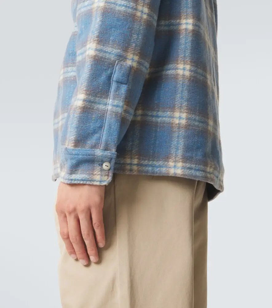 Polo Ralph Lauren Plaid wool-blend flannel shirt | Thumbnail 3 Polo Ralph Lauren Plaid wool-blend flannel shirt | Thumbnail 3