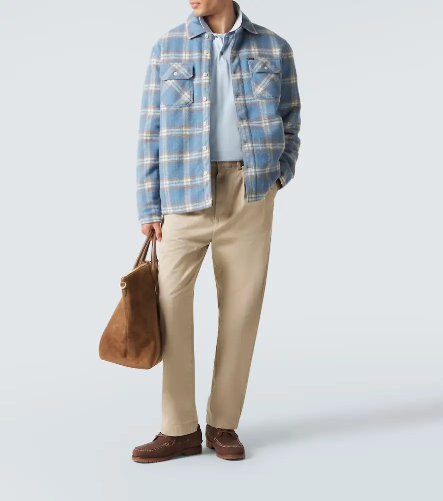 Polo Ralph Lauren Plaid wool-blend flannel shirt | Thumbnail 7 Polo Ralph Lauren Plaid wool-blend flannel shirt | Thumbnail 7
