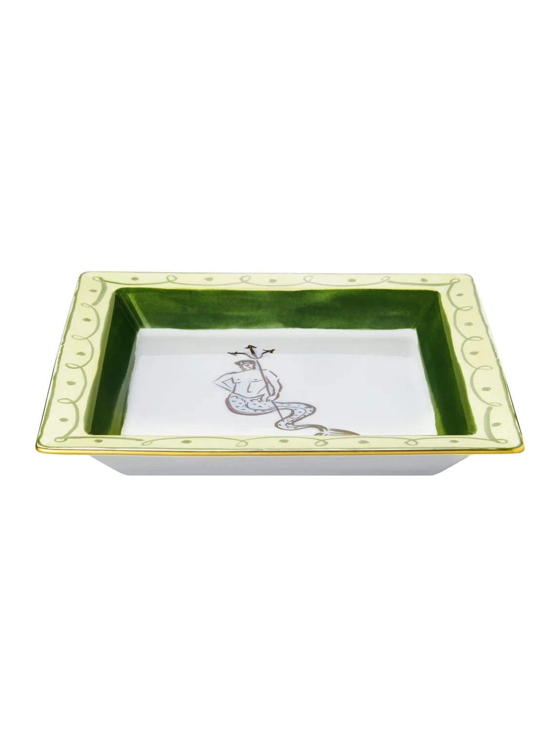 GINORI 1735 Il Viaggio Di Nettuno Large decorative tray by Luke Edward Hall
