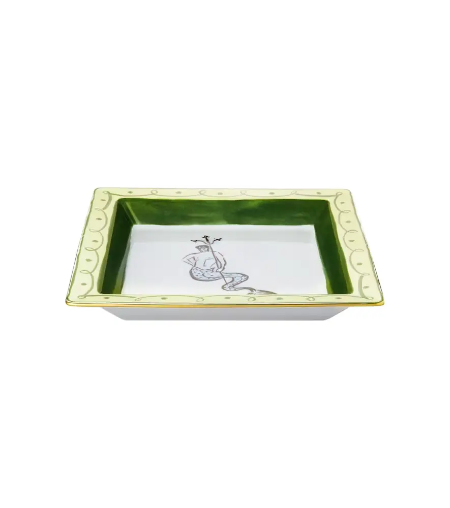 GINORI 1735 Il Viaggio Di Nettuno Large decorative tray by Luke Edward Hall