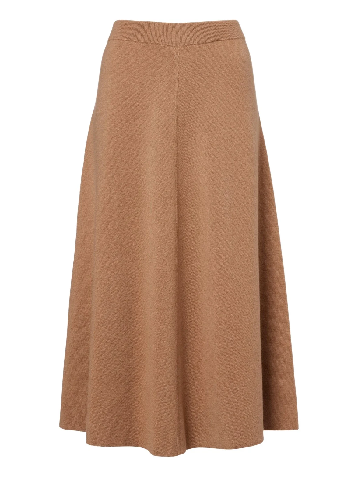 Wool and cashmere midi skirt