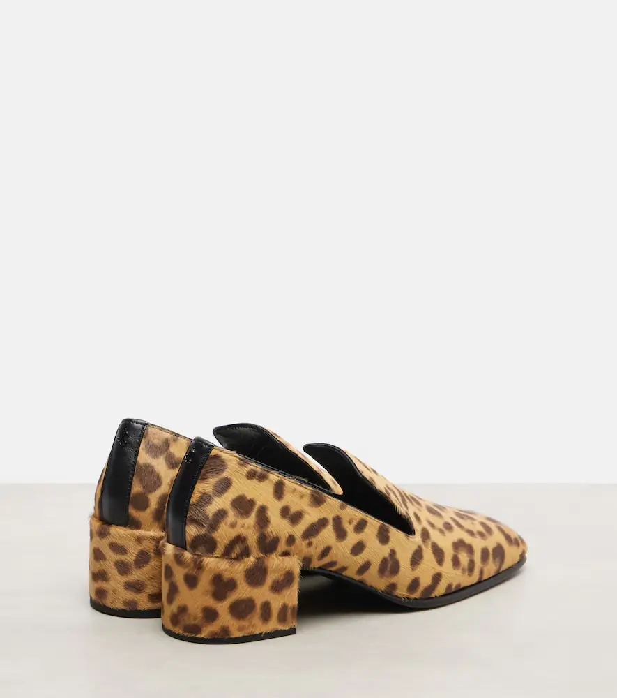 Jimmy Choo Eliot Slipper 45 leopard-print calf hair pumps | Thumbnail 2