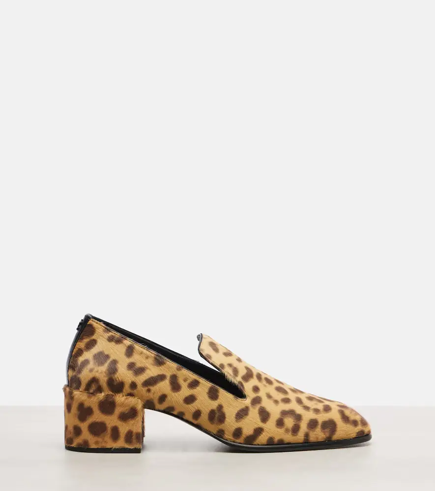 Jimmy Choo Eliot Slipper 45 leopard-print calf hair pumps | Thumbnail 3