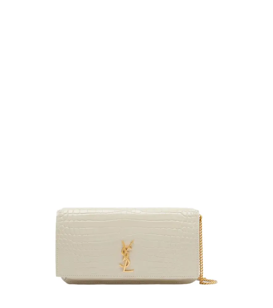 Cassandre Mini leather phone pouch