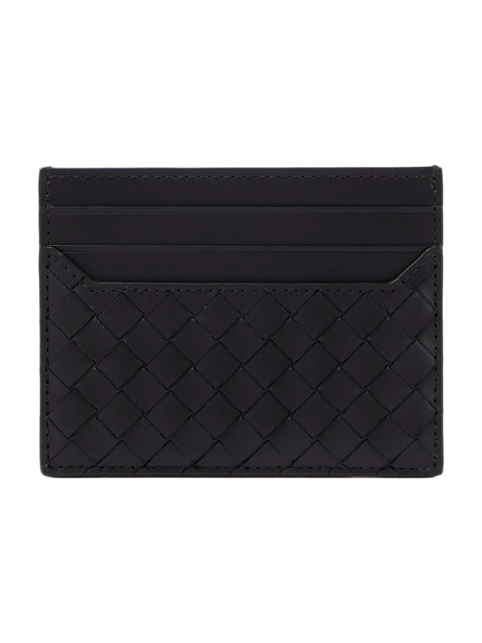 Bottega Veneta Intrecciato leather card holder