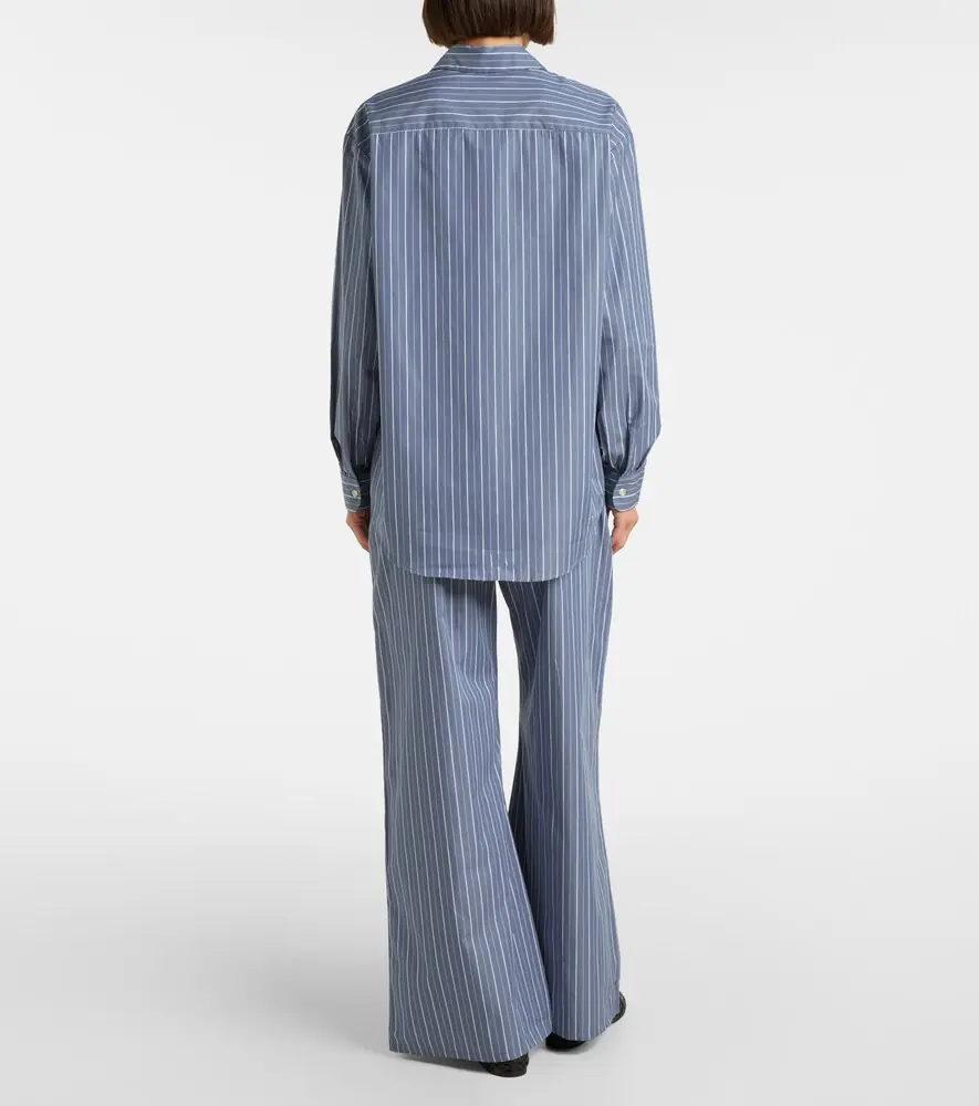 LESET Yoshi striped cotton-blend twill shirt | Thumbnail 3 LESET Yoshi striped cotton-blend twill shirt | Thumbnail 3