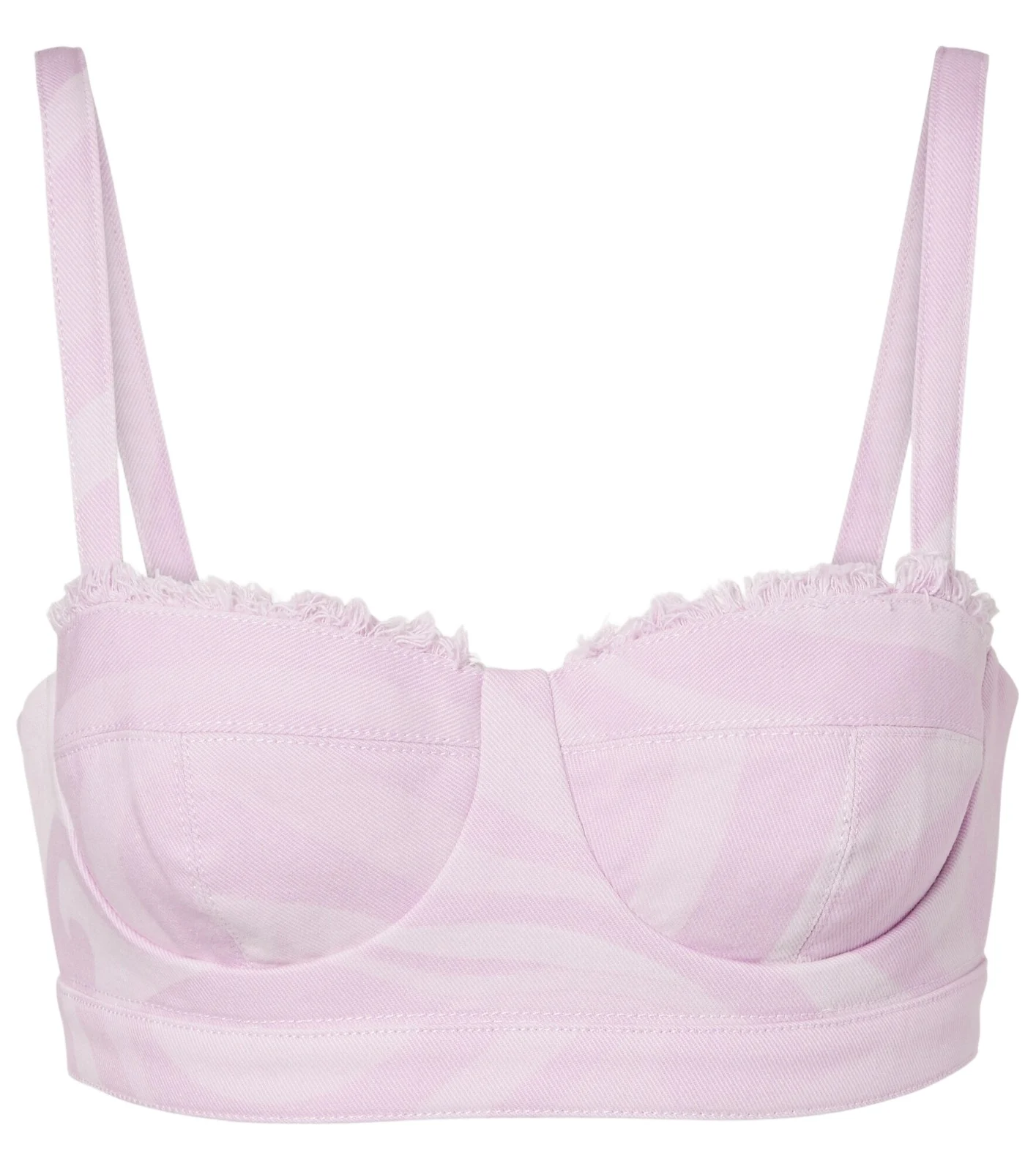 Marmo distressed denim bra top Marmo distressed denim bra top