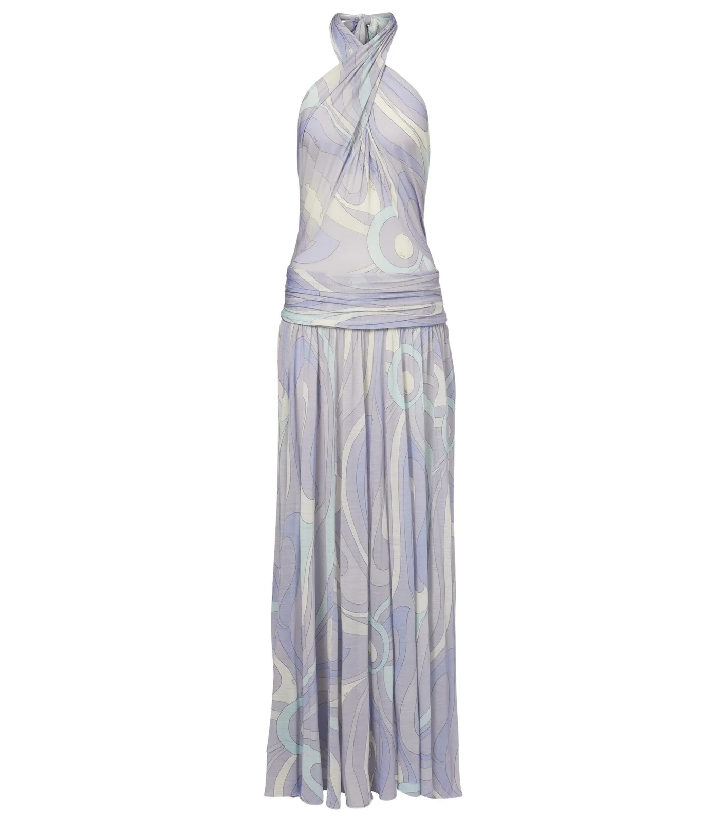 Iride gathered wool-blend gown Iride gathered wool-blend gown