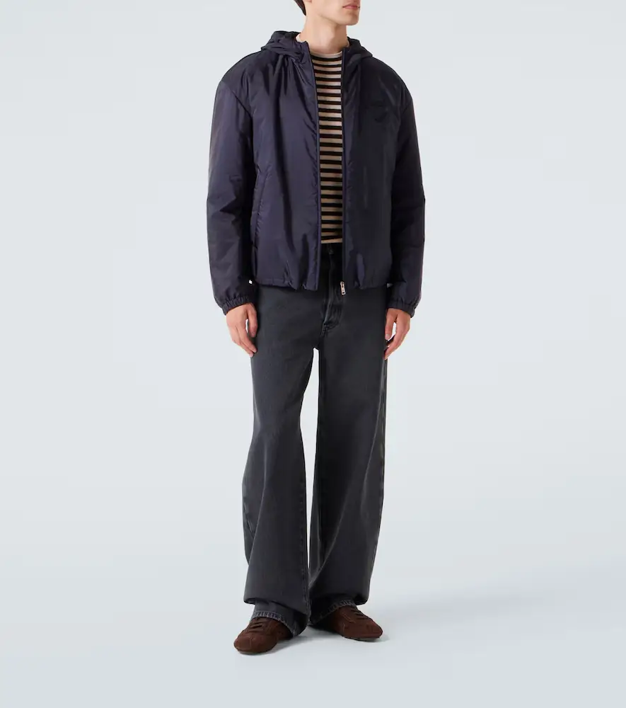 Prada Hooded Re-Nylon jacket | Thumbnail 2 Prada Hooded Re-Nylon jacket | Thumbnail 2