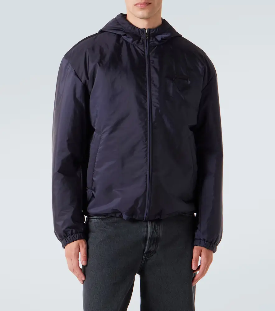 Prada Hooded Re-Nylon jacket | Thumbnail 6 Prada Hooded Re-Nylon jacket | Thumbnail 6
