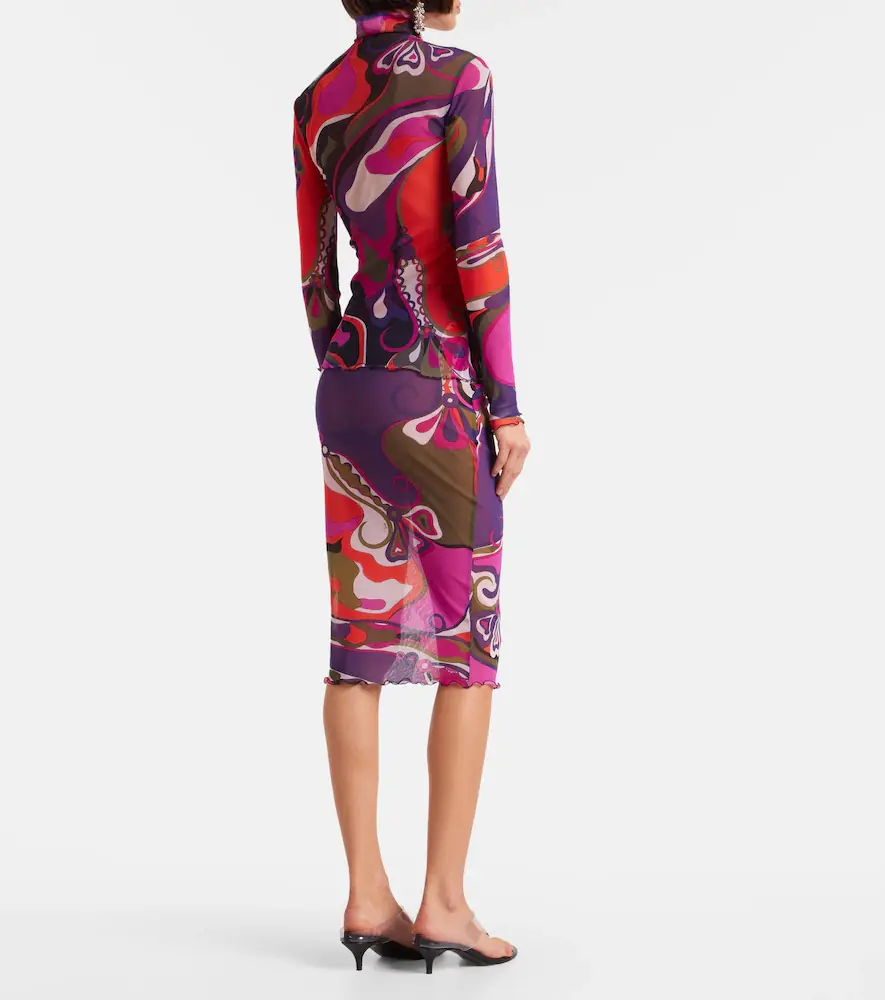 PUCCI Orchidee tulle top | Thumbnail 2 PUCCI Orchidee tulle top | Thumbnail 2