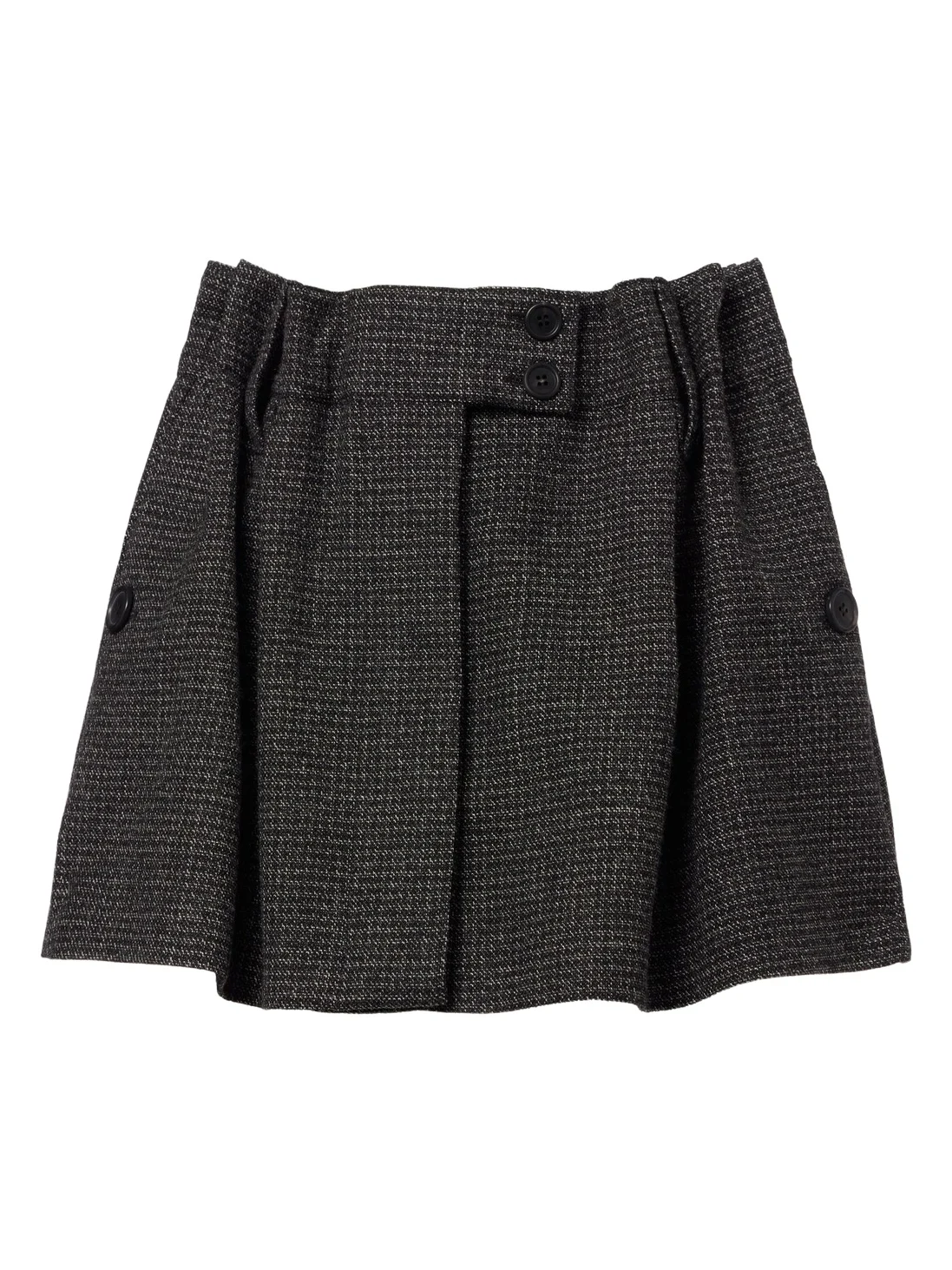 Prada Herringbone virgin wool miniskirt