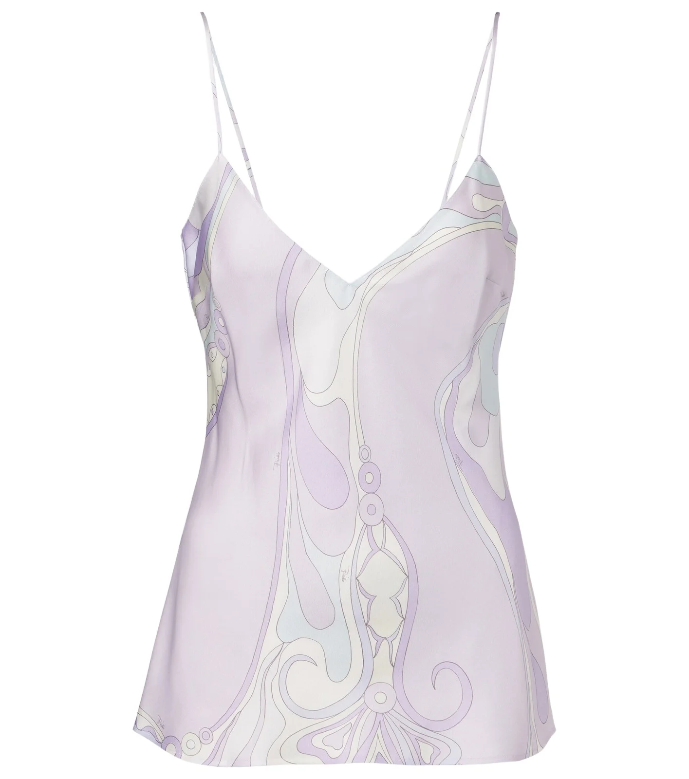 PUCCI Orchidee silk satin camisole