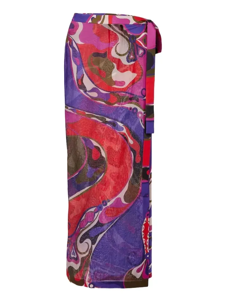 Orchidee cotton wrap skirt Orchidee cotton wrap skirt