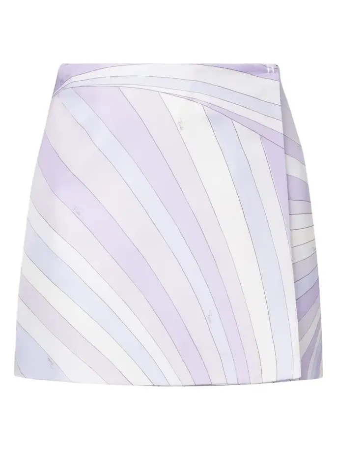 Iride silk satin wrap skirt Iride silk satin wrap skirt