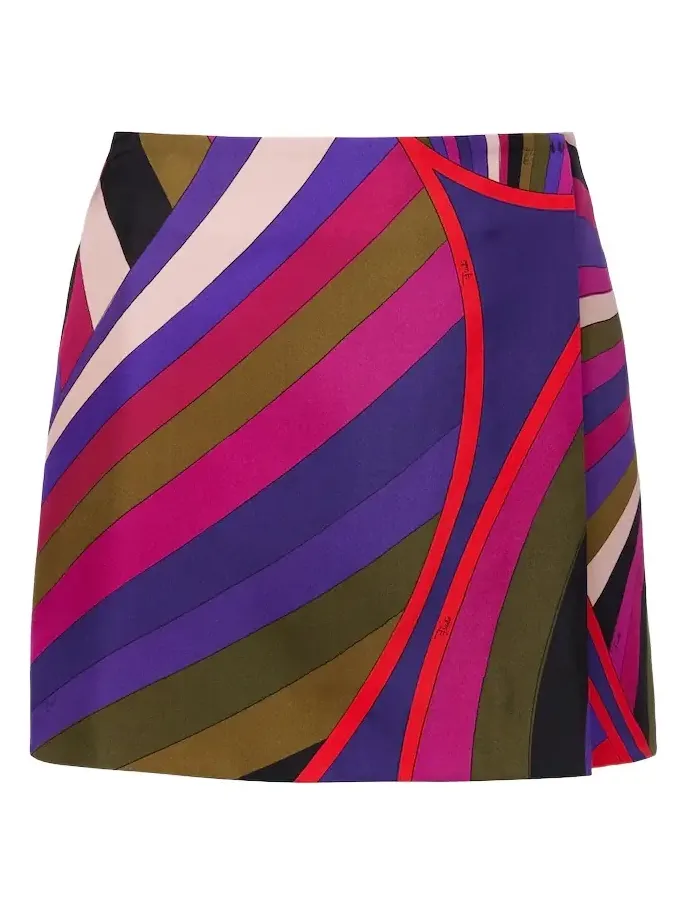 Iride silk wrap skirt Iride silk wrap skirt