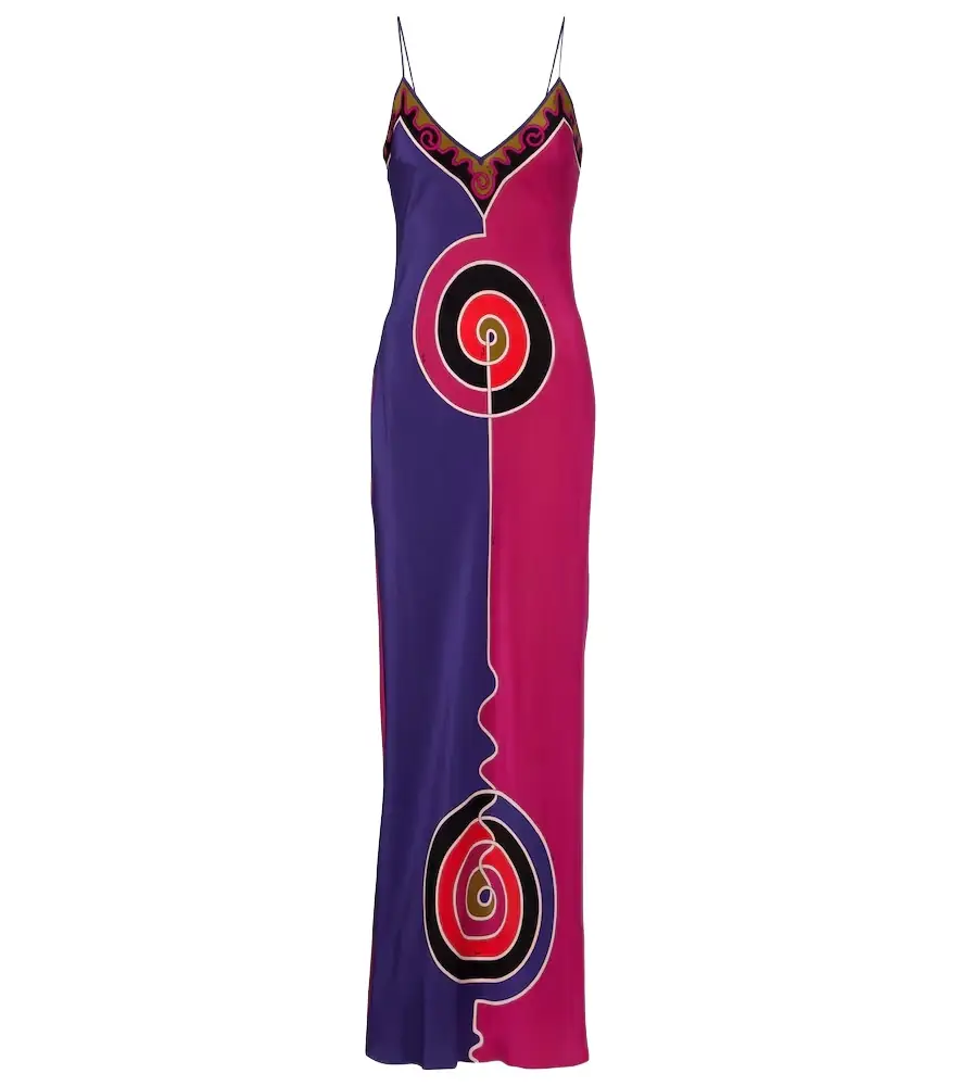 Pucci Printed silk crêpe de chine maxi dress | Image 1 Pucci Printed silk crêpe de chine maxi dress | Image 1