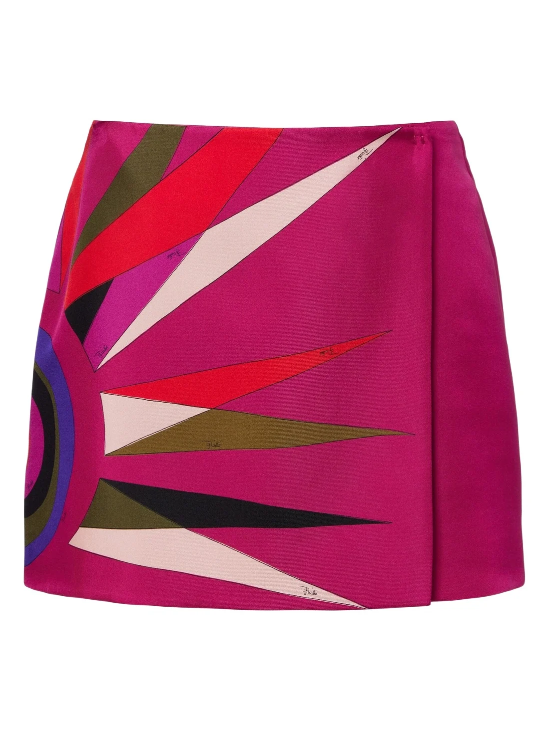 Stella silk wrap skirt
