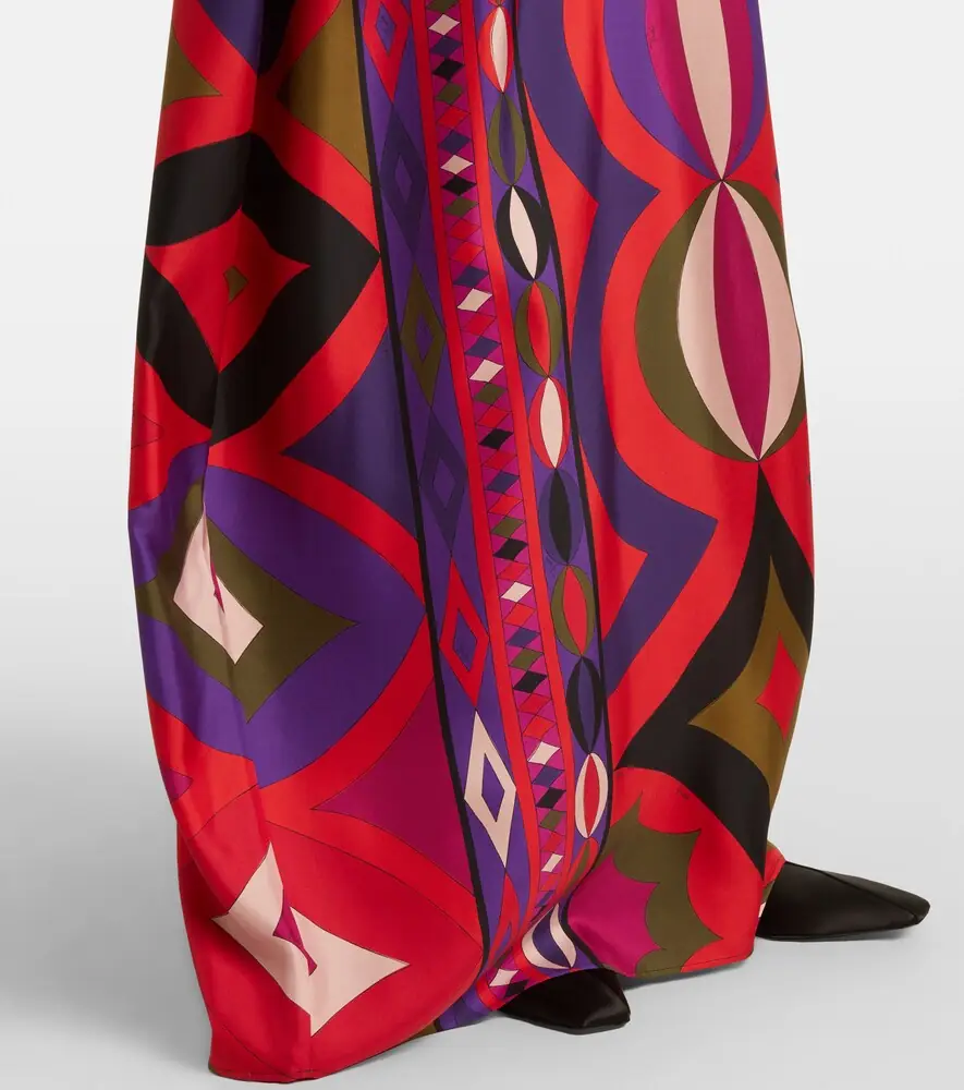 PUCCI Collane cutout silk kaftan | Thumbnail 4 PUCCI Collane cutout silk kaftan | Thumbnail 4