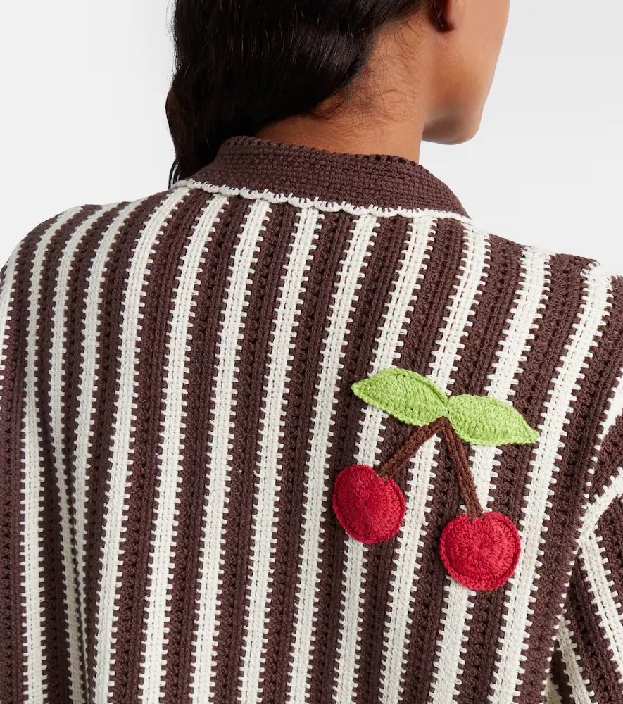 ALÉMAIS Alémais Sundae crochet embroidered cotton kaftan | Thumbnail 2 ALÉMAIS Alémais Sundae crochet embroidered cotton kaftan | Thumbnail 2