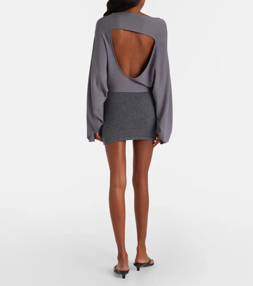Aya Muse Slouchy jersey minidress | Thumbnail 2