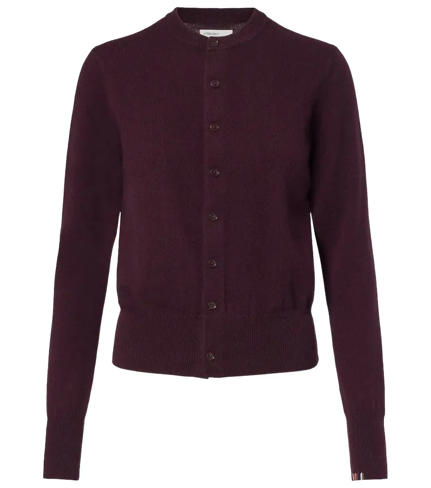 Blouson cashmere cardigan Blouson cashmere cardigan