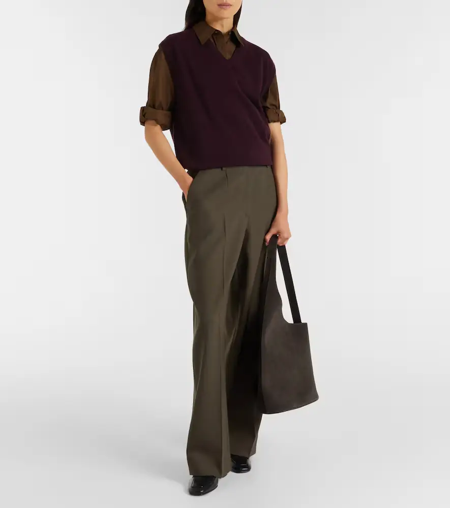 Extreme Cashmere n°243 Spencer cashmere-blend sweater vest | Thumbnail 3