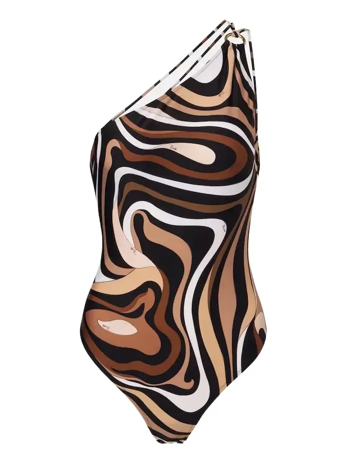Marmo one-shoulder swimsuit Marmo one-shoulder swimsuit