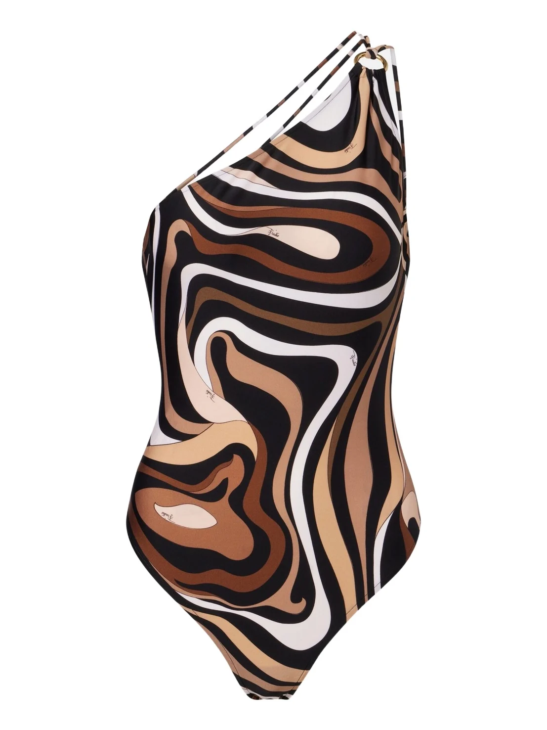 PUCCI Marmo one-shoulder swimsuit
