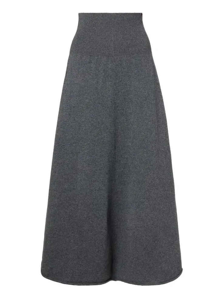 N°388 Ease cashmere-blend maxi skirt N°388 Ease cashmere-blend maxi skirt