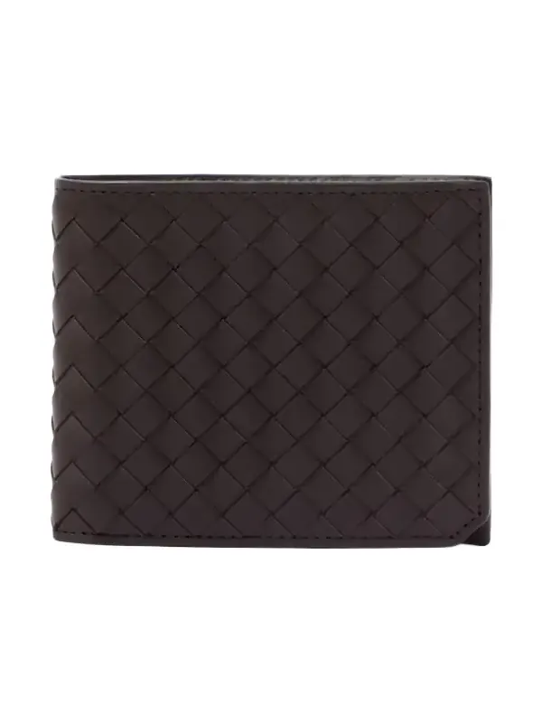Intreccio leather bifold wallet